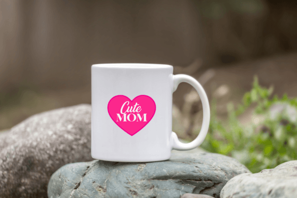 Cute Mom SVG Vector Design Review