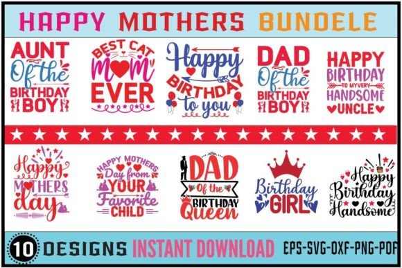 Happy Mothers Svg Bundle: A Designer Review