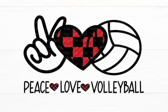 Peace Love Volleyball Sports Mom SVG Review