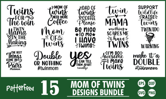 Review: Mom of Twins, Family SVG for Embroidery